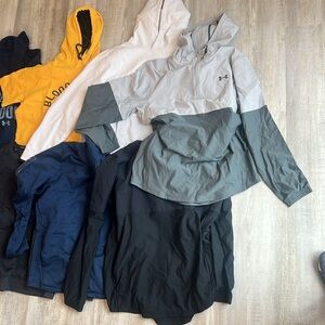 Under Armour Hoodie Assortment in Black, Yellow, and Gray